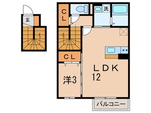 カ－サフェリ－チェの物件間取画像